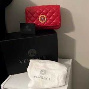 Versace Quilted Crossbody Bag